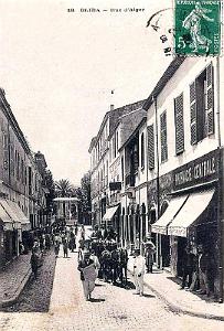 3059- Blida - Rue d'Alger - 1908